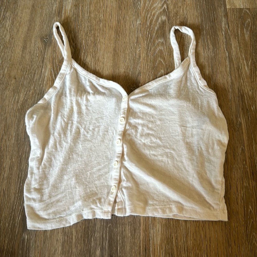 White Crop Top
